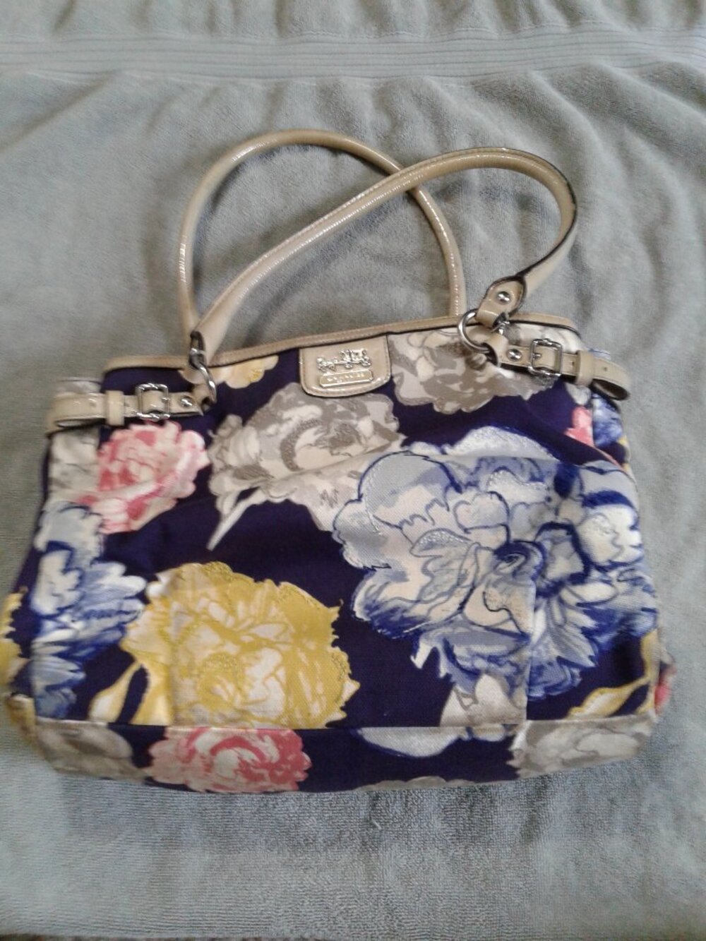 Coach Floral Print Purse